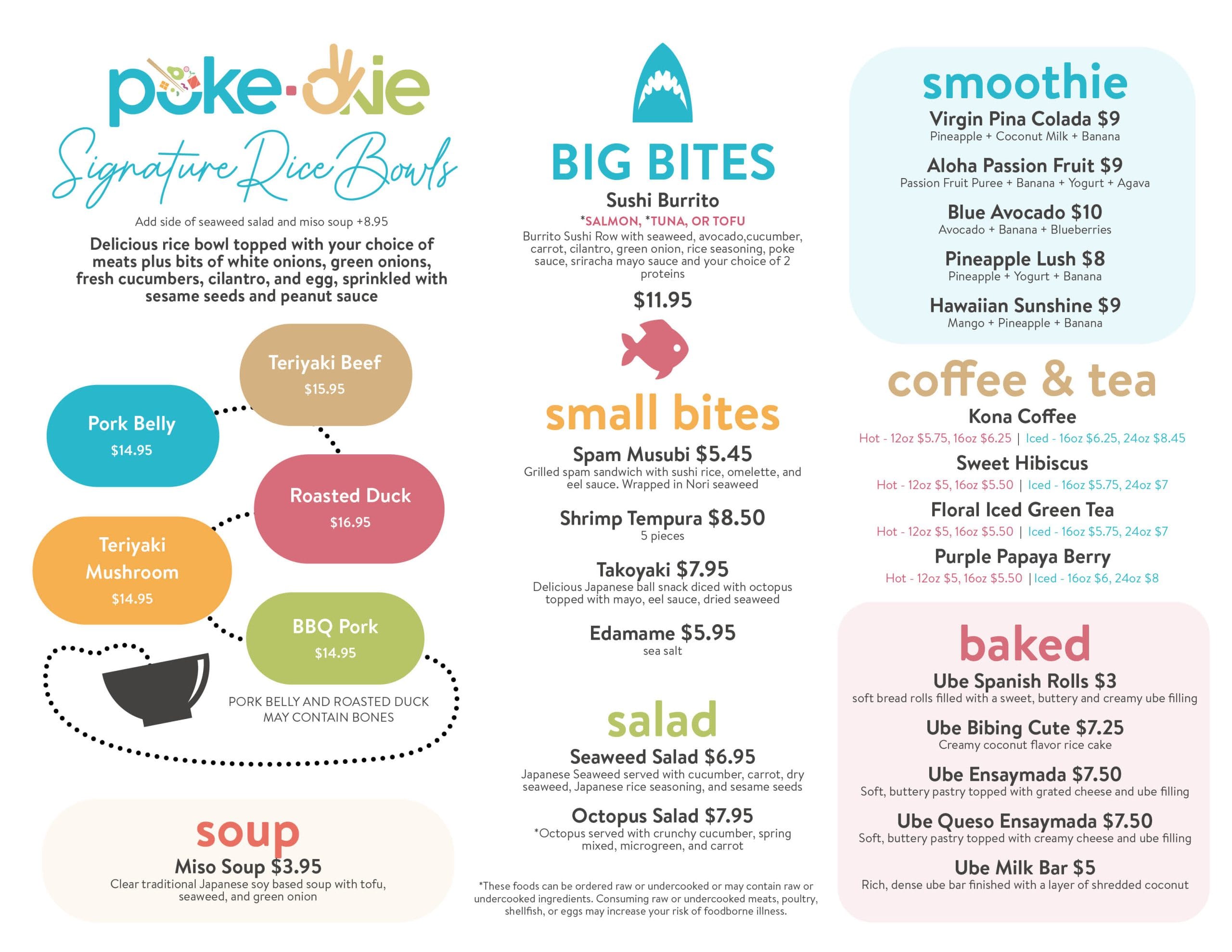 Poke Okie Menu 3 9 262